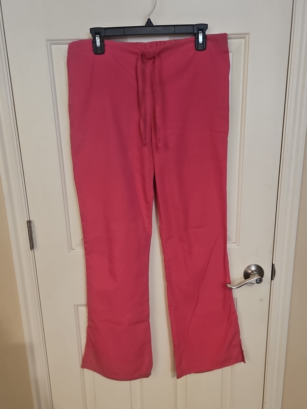 Wide Leg Drawstring Pants in Pink